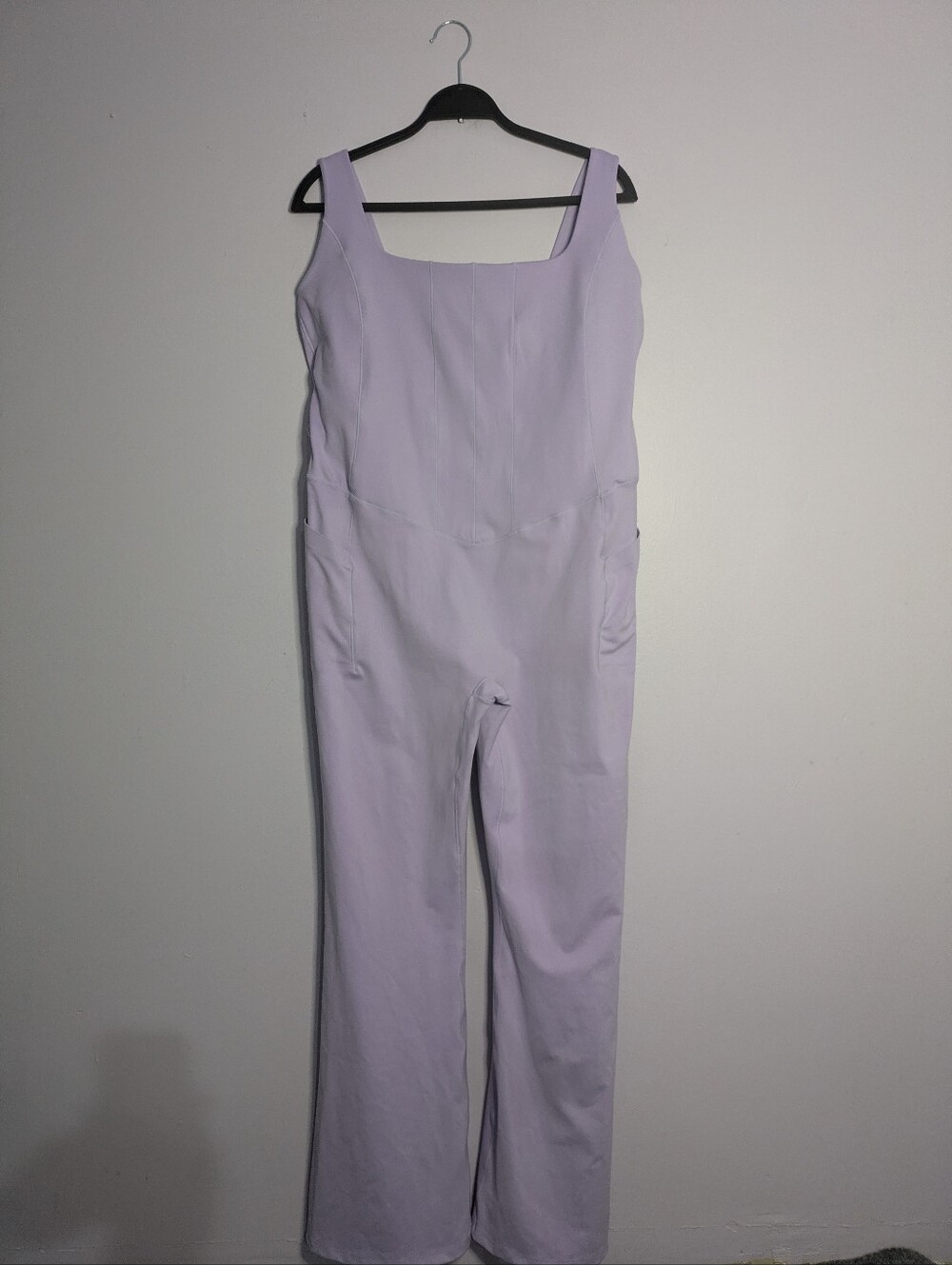 Popflex High Society Jumpsuit In Digital Lavender Size 3X Tall